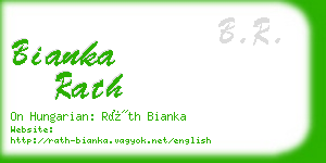 bianka rath business card